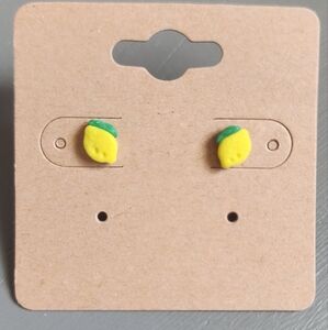 Free w/ purchase Lemon Stud Post Earrings 🍋